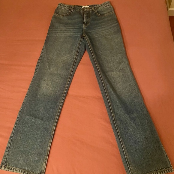 ALC High Rise Boot Leg Denim Jeans (Size 4) - Picture 3 of 6